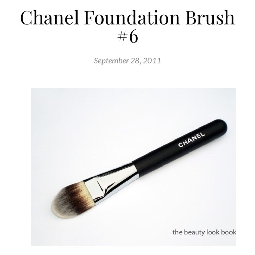 Discontinued 2011 Chanel #6 foundation brush new unused